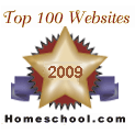 Voted top 100 website by Homeschool.com